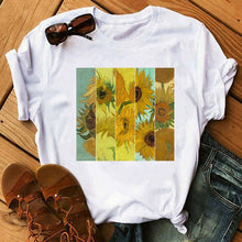 Load image into Gallery viewer, WOMEN&#39;S SHORT-SLEEVED T-SHIRT / VINCENT VAN GOGH 
