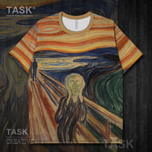 Load image into Gallery viewer, UNISEX SHORT-SLEEVED T-SHIRT / EDWARD MUNCH 
