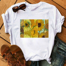 Load image into Gallery viewer, WOMEN&#39;S SHORT-SLEEVED T-SHIRT / VINCENT VAN GOGH 
